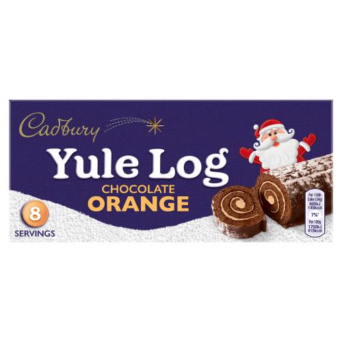 Cadbury Yule Log Chocolate Orange 8 Servings (Jan 24) RRP 3.99 CLEARANCE XL 1.99
